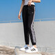 阿迪达斯 （adidas）套装女装25春夏防风梭织连帽夹克宽松外套跑步运动束脚长裤2件套 JZ2162+DY8696 S