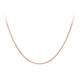 Laomiao gold 18K gold rose gold necklace Chopard chain plain chain women's clavicle chain