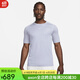 
Nike (NIKE) men's sports T-shirt top moisture-absorbent and sweat-free quick-drying mesh breathable lightweight fashion DV9734 white/black/black/black M