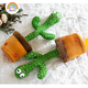 Rainbow House Dancing Cactus Geburtstagsgeschenk für Freundin Kinder, Mädchen, Jungen, Kaktus können singen und aufnehmen. Wiederaufladbares Modell [Tik Tok Hot Song + Aufnahme]