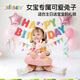 jollybaby婴儿生日蛋糕拔萝卜儿童毛绒玩具周岁礼满月礼女孩礼物