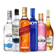欧帅调酒套装 明天见鸡尾酒基酒套装 伏特加朗姆龙舌兰金酒 进口基酒 红方深蓝版明天见（送调酒工具）