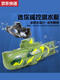 Qilicai mini submarine remote control small nuclear submarine boat model fish tank can dive under the electric children's boy toys Black nuclear submarine 6 channels can dive with charging head + remote control battery + screwdriver