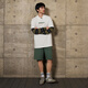 
adidas loose printed pure cotton sports top round neck short-sleeved T-shirt men's summer adidas Clover Hanyu White M