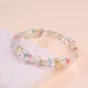 Chenshi Dopamine Colored Crystal Bracelet Gravel Bracelet String Niche Exquisite Women's Bracelet Comes with Certificate