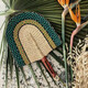 CLCEYRoomology Africa imported Ghana hand-woven straw woven fan ins color decorative fan bgf-12132