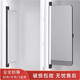 Miroir de garde-robe de tigre Sanqi miroir miroir en plein corps ajustement pliant plat porte double ouverte à l'intérieur du miroir de porte coulissante invisible