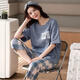 Hengyuanxiang 2025 Pyjamas für Frauen, sommerliche kurze Baumwoll-Kurzärmel-Hose, kann außerhalb von Frauen mit Kleidung getragen werden.