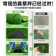 Linya high-end artificial lawn outdoor fake turf green carpet plastic mat outdoor landscaping balcony courtyard court 2cm-5D upgraded extra dense spring grass-black back 1 meter wide X 4 meters long