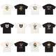 Haidiluo Année de serpent japonais T-shirt à manches courtes JJ Lin Men et femmes T-shirt T-shirt printemps et été 3937 Black S