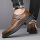 
[Direct sales in the factory] New men's comfortable and breathable versatile casual shoes for soft sole non-slip British workwear men's shoes (item number 9908) brown 39