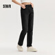 Semir Senrou Denim | Jeans Women's Simple Trousers Casual Autumn Semi-Elastic Waist Straight Pants 103524124002