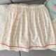 Außerdem Pyjama mit Brustpolster für Frauen, Sommerwolken-Baumwoll-Kurzarmhose, lose große dünne Sommer-Drei-teilige Set, Heimkleidung, H9928 Polka Dot KT Katze, brustloses Pad l
