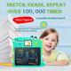 Lezhi escribe la máquina de aprendizaje y capacitación inteligente de los niños LCD Board de redacción electrónica Dibujo Pinyin Alfabetización Inglés Aprendizaje Inglés Aprendizaje de Inglés Aprendizaje y capacitación