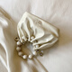 
South-style Chio2nd folded cloud bag women's bag summer new Chinese style glazed handbag small shoulder crossbody bag beige white