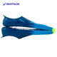 Entrenamiento de natación de decatlón aletas cortas de silicona VD3 GLITTER TRES COLORES 41/42 LONGITUD 25.3CM-2922332