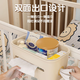 YWZR crib accessories crib storage hanging basket bedside bedside changing table side storage bag hanging bag crib accessories cream white - fully surrounded hanging basket (with cover)
