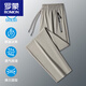 Romon (Romon) Ice Seidenhose 2025 Neue Männereis -Seidenhose Sommer hohe elastische dünne, atmungsaktive Klimaanlagen Casual Hosen Männer und Frauen 9888 Flachmund - Schwarz M 80-95jin [Jin gleich 0,5 kg]