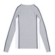 Tommy Hilfiger Tommy Women's Sweater European and American Color-blocking Casual Women's Round Neck Long Sleeve Knitted Sweater 033/499/056 Light Gray Spot Quick Delivery L