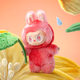 祖国版-拉布布LaBuBu马卡龙坐坐派对搪胶脸盲盒前方高能仿制3.0代 新款3.0前方高能系列 平静【Serenity】