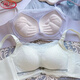 Sous-vêtements de Langsha pour femmes sans anneaux en acier, petits seins, seins plats, soutien-gorge à col mammaire épaissis épaissis sexy
