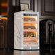 CIGARLOONG CL-188C2 cigar cabinet, precise constant temperature and humidity, fingerprint lock, compressor cabinet, natural cedar wood inner tank, WiFi intelligent control constant humidity cabinet, water ion ammonia removal, household smoke cabinet, 22C Yashi white cedar wood inner tank