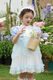 Girls 2025 Spring New Frozen Princess Elsa Dress Girls Fashionable Knited Picture Color 100