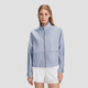 Descente Womensstudio Serie Stand Collar Textur gewebte Top Jacke Frauen Stil WT-White L.