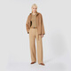 MaxMara 2025 early autumn new women's decorative short-sleeved knitted sweater 6366065106 Gold XS