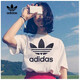 阿迪达斯 （adidas）女装夏季新款透气圆领短袖t恤运动休闲时尚半袖 CV9889 S