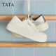 TATA Casual Sombro grueso Zapatos para mujeres 2025 Summer CT701BM5 White 37