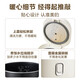 美的（Midea）电饭煲3-4人电饭锅12大菜单家用智能电饭煲智能预约定时可拆防溢电饭锅匠铜圆灶釜内胆2-8人使用 【银钻聚能釜】 5L