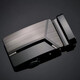 Belt automatic buckle men's trouser belt head business belt head accessories card slot 3.5cm clip outer wear buckle gift black square buckle does not include belt