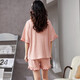 Sweet and cute summer ladies pajamas set round neck short-sleeved home clothes GXT-6630 women GXT-6631 women XL (165) [Suggested 110-125 Jin [Jin equals 0.5 kg]]
