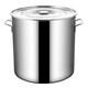 Golden Key stainless steel soup bucket 35cm commercial catering kitchenware thickened stew pot rice bucket brine bucket GK-TT3535