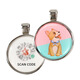 Pet Star Record Dog Card Cat Card Pet Brand Scan the QR code to locate Pet Anti-lost Identity Card Puppy Card (red)