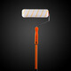 
BEKO 9-inch roller brush set latex paint coating tray brush tool lengthening telescopic rod brush paint small roller brush 6623 roller core 10 set