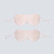 MANITO Cozy silk eye mask, ear-hanging mulberry silk light-blocking sleep aid, cherry blossom pink Full