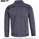 Work jacket denim work clothes suit for men in autumn and winter welding site wear-resistant and durable labor insurance large size jacket 8007 gray XL (recommended 120-130 Jin Jin equals 0.5 kg)