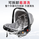 
Beimanle newborn baby basket-style child safety seat for car baby portable cradle car car carrying basket gray