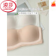 浪莎（LangSha）加强防滑小胸贴合无痕一期一会无肩带内衣凉感女抹胸隐形文胸罩 白色 S (70A/70B/70C)