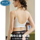 
Palanto innocent cotton and beautiful back sports lingerie for women with small breasts gathering bra 2025 new anti-sagging strap suspender vest black comfortable and easy to wear high-end M (70-90Jin [Jin equals 0.5 kg]) vacancy subsidy model counter same style