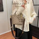 Soft leather hand-held bucket bag for women 2025 spring and summer new light luxury niche women's fashionable versatile one-shoulder crossbody bag gray