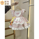 Bang Eve Pink Carrot Style Lolita Princess Dress Baby Bow Princess Style Puff Skirt Western Style Girls Dress Main Picture Style 90 Recommended Height 70-80cm