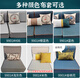 
No. 1 Haoting solid wood sofa living room, new Chinese furniture small apartment single and double three-person combination 2025 new model 9901# independent three-person seat [frame] cotton linen cover