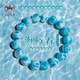 Nordic Legend Sea Stone Crystal Collection Grade Sea Stone Bracelet Needle Soda Calcium Turtle Back Pattern Jade Two-Color Marine Replenishing Bracelet 11mm 20-50