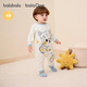 Balabala children's clothing baby jumpsuit newborn romper 2025 new warm half velvet winter clothing soft and cute 209425133201