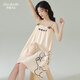 Mishide Petit seins à plate plate pyjamas sexy pyjamas de nuit pour femmes Summer Pure coton Sous-schéma pyjamas mince jupe d'été mignon 20 Cy6167 M [Poids recommandé 80 à 100 Jin [Jin est égal à 0,5 kg] toute taille