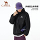 Camel [tres defensas] ropa de choque de una sola capa al aire libre Hombres y mujeres Jackets impermeables 2025 Nuevo ropa de montañismo
