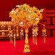 Bouquet de neige Golden Handd Flower fini produit DIY MATÉRIEL SAG DIANCUI ENGAGEMENT MARIAGE MARIAGE CADEAU pour la mariée et le cadeau de la mariée Diancui coloré - Produit fini + boîte cadeau + sac cadeau + carte de voeux